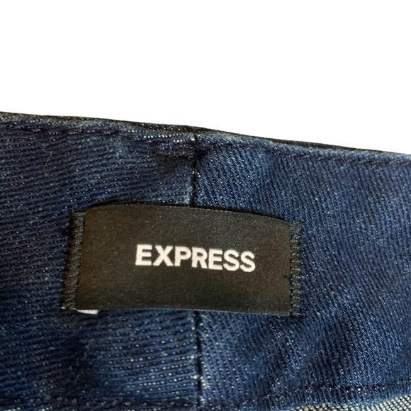 Express Size XL 70’s Flare Mid Rise Blue Jeans 7151774 - Picture 13 of 16